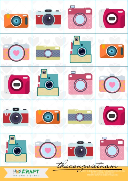 Sticker máy chụp hình mẫu 3
